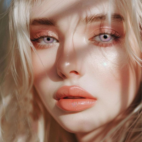 How to get natural purple eyes?