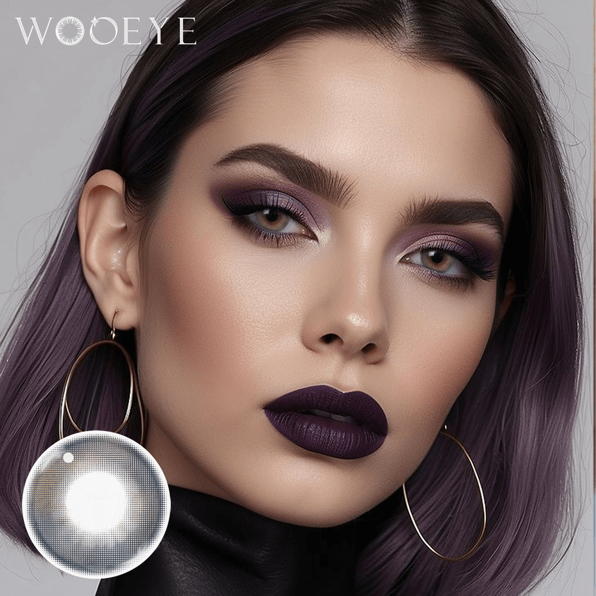 Wooeye Mystery Fog Gray Contact Lenses | 1 Year