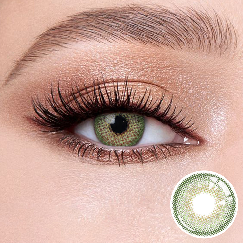 Wooeye Pola Green Contact Lenses | 1 Year