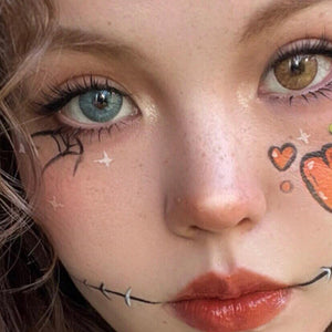 Model wearing Transform Brown Contact Lenses