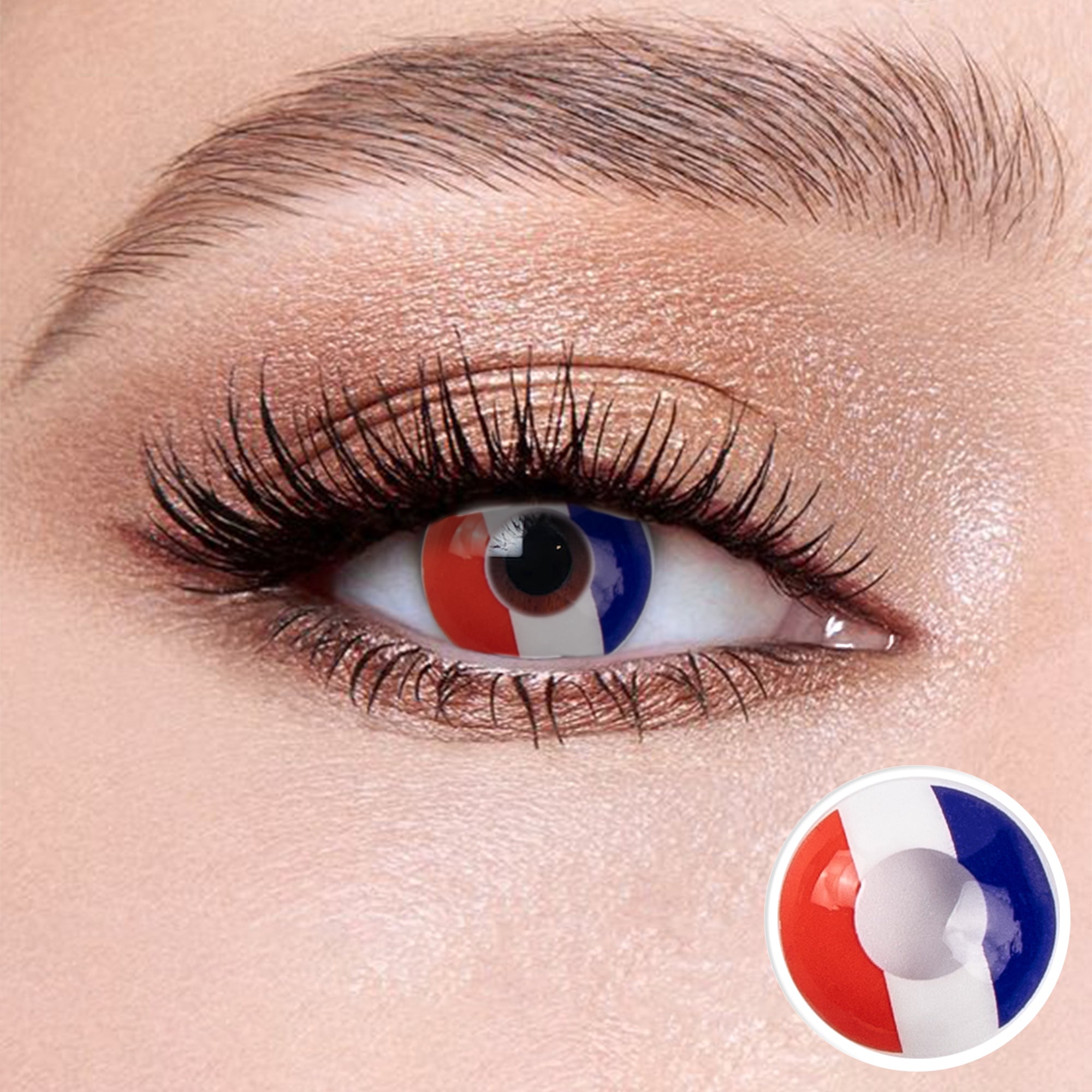 Wooeye Flag France Contact Lenses | 1 Year