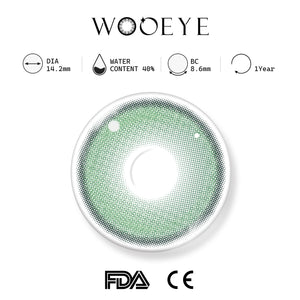 Aura Green Contact Lenses Product Features