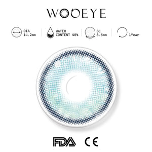 Bubbles Blue Contact Lenses Product Features