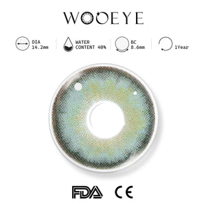 Diamond Green II Contact Lenses Product Features