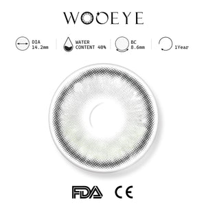 Bubbles Gray Contact Lenses Product Features