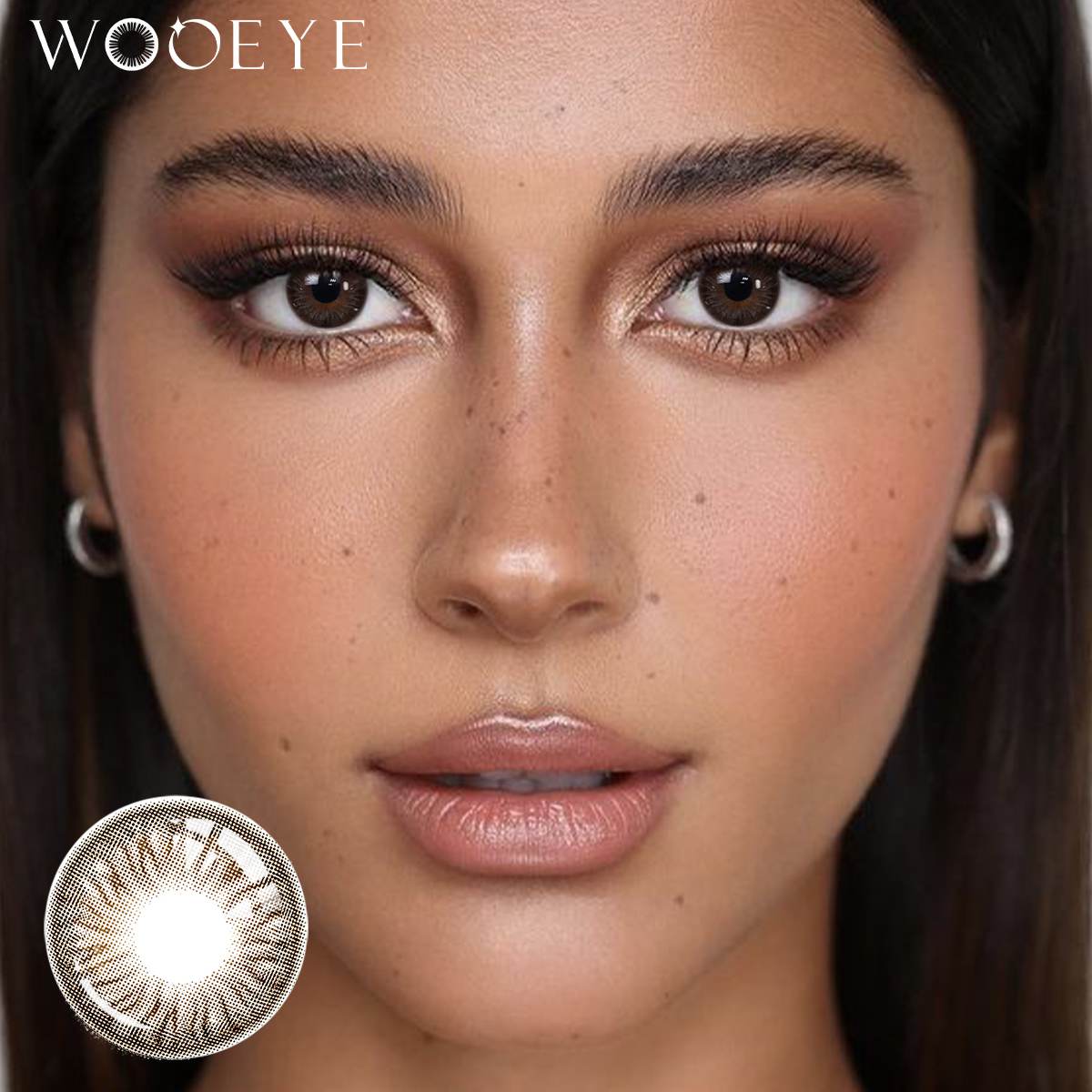 Wooeye Chocolate Oat Gray II Contact Lenses | 1 Day,10 Pcs