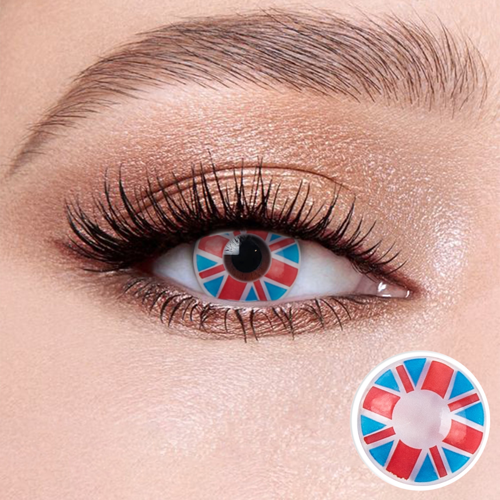 Wooeye Flag United Kingdom Contact Lenses | 1 Year