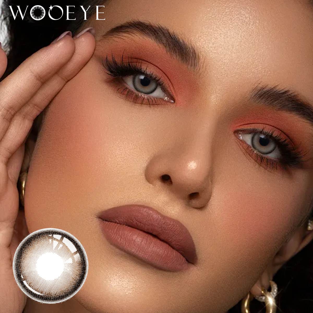 Wooeye Black Coffee Brown Contact Lenses | 1 Day,10 Pcs