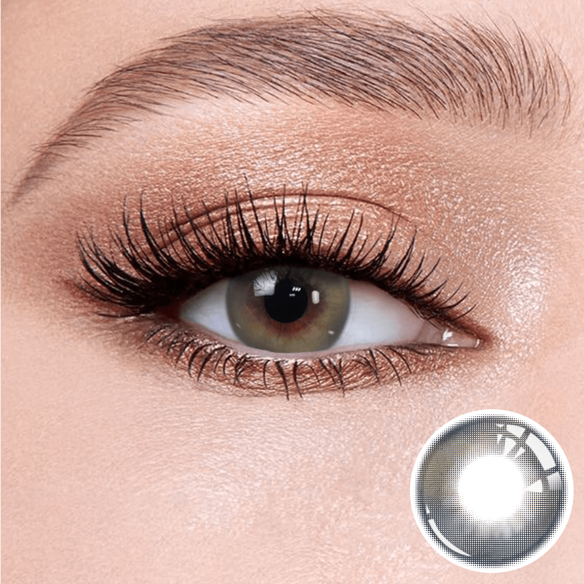 Wooeye Mystery Fog Gray Contact Lenses | 1 Year