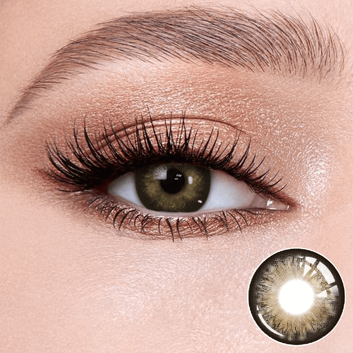 Wooeye Aurora Brown Contact Lenses | 1 Year