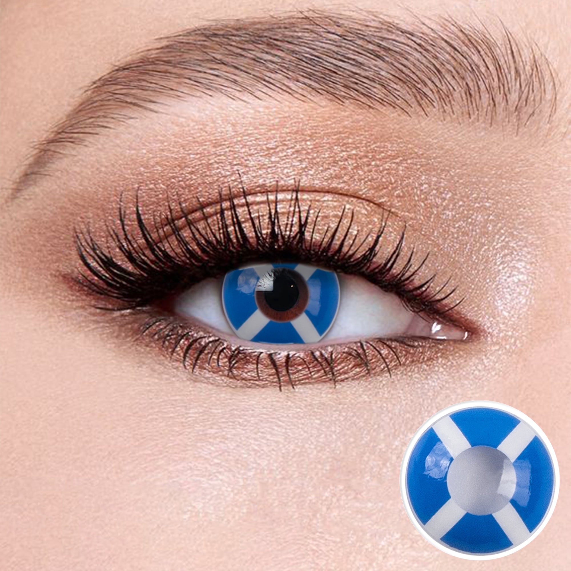 Wooeye Flag Scotland Contact Lenses| 1 Year