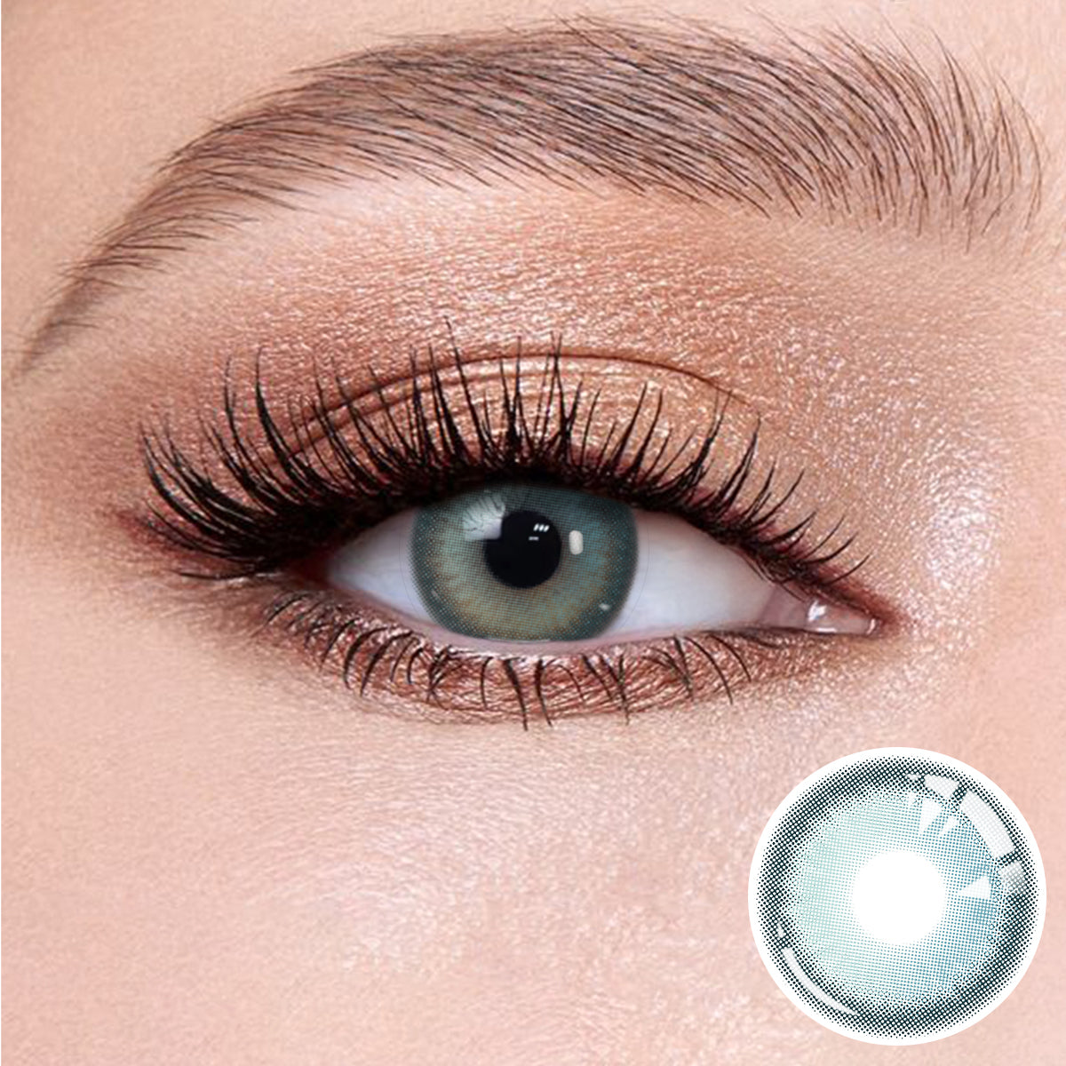 Wooeye Aura Blue  Contact Lenses | 1 Year
