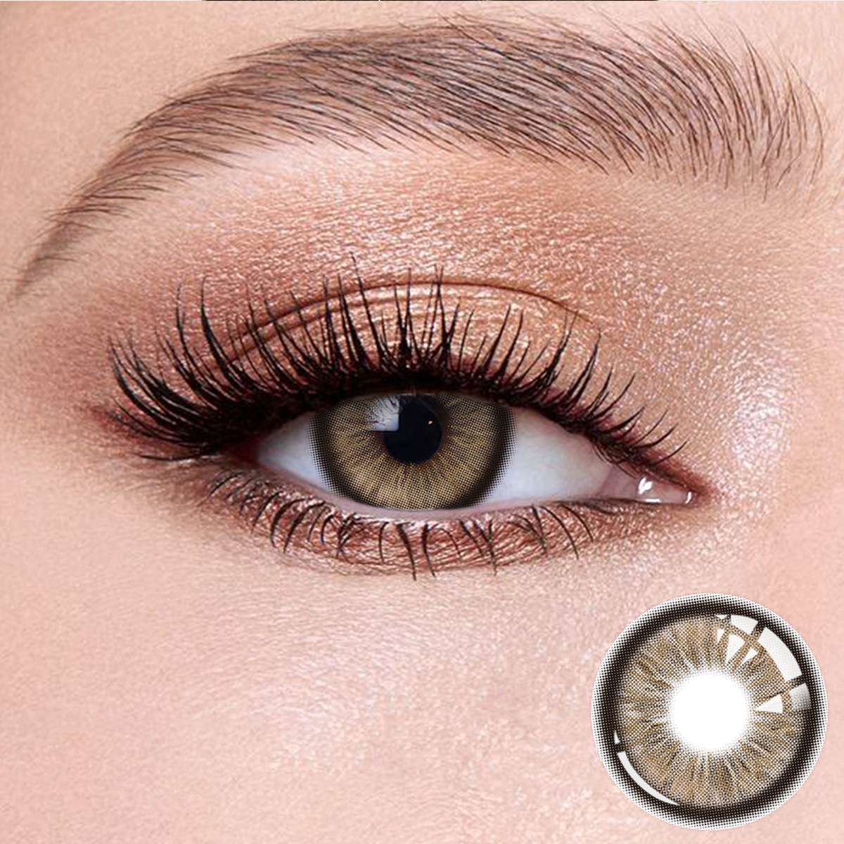 Wooeye Mocha Cocoa Brown Contact Lenses | 1 Year