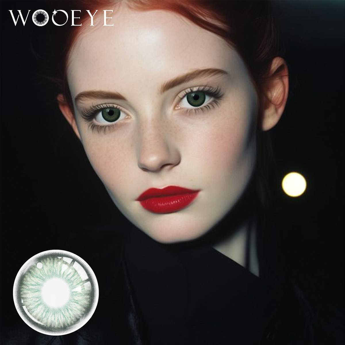 Wooeye Elf Green Contact Lenses | 1 Year