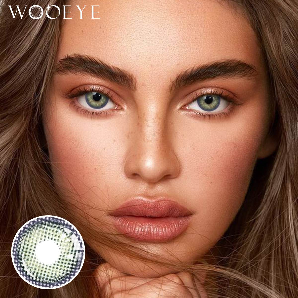 Wooeye Sydney Green Contact Lenses | 1 Year