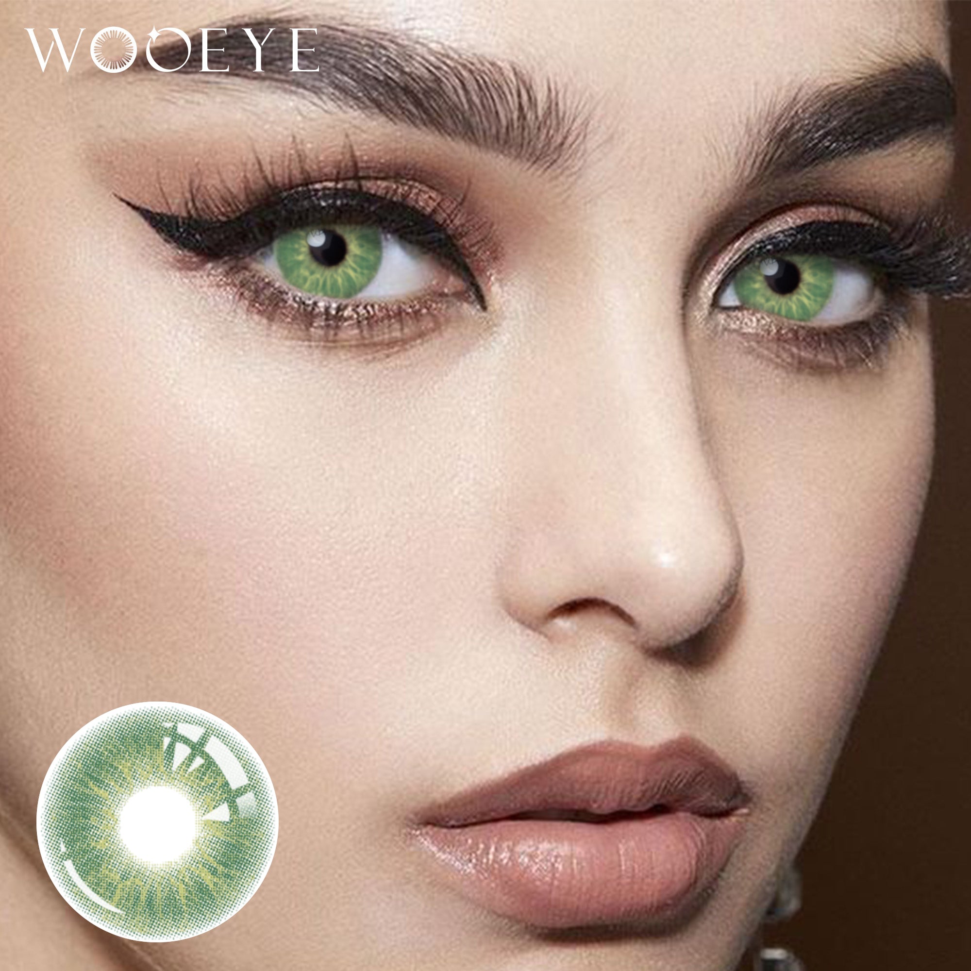 Wooeye Love Green Contact Lenses | 1 Year