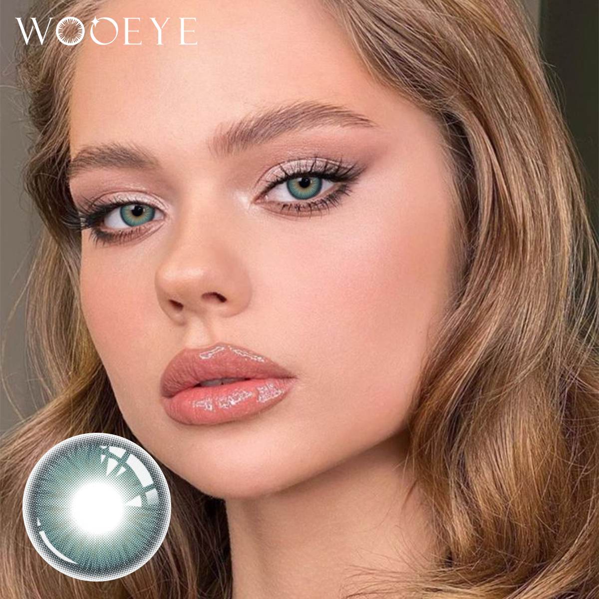 Wooeye Nut Green Contact Lenses | 1 Year