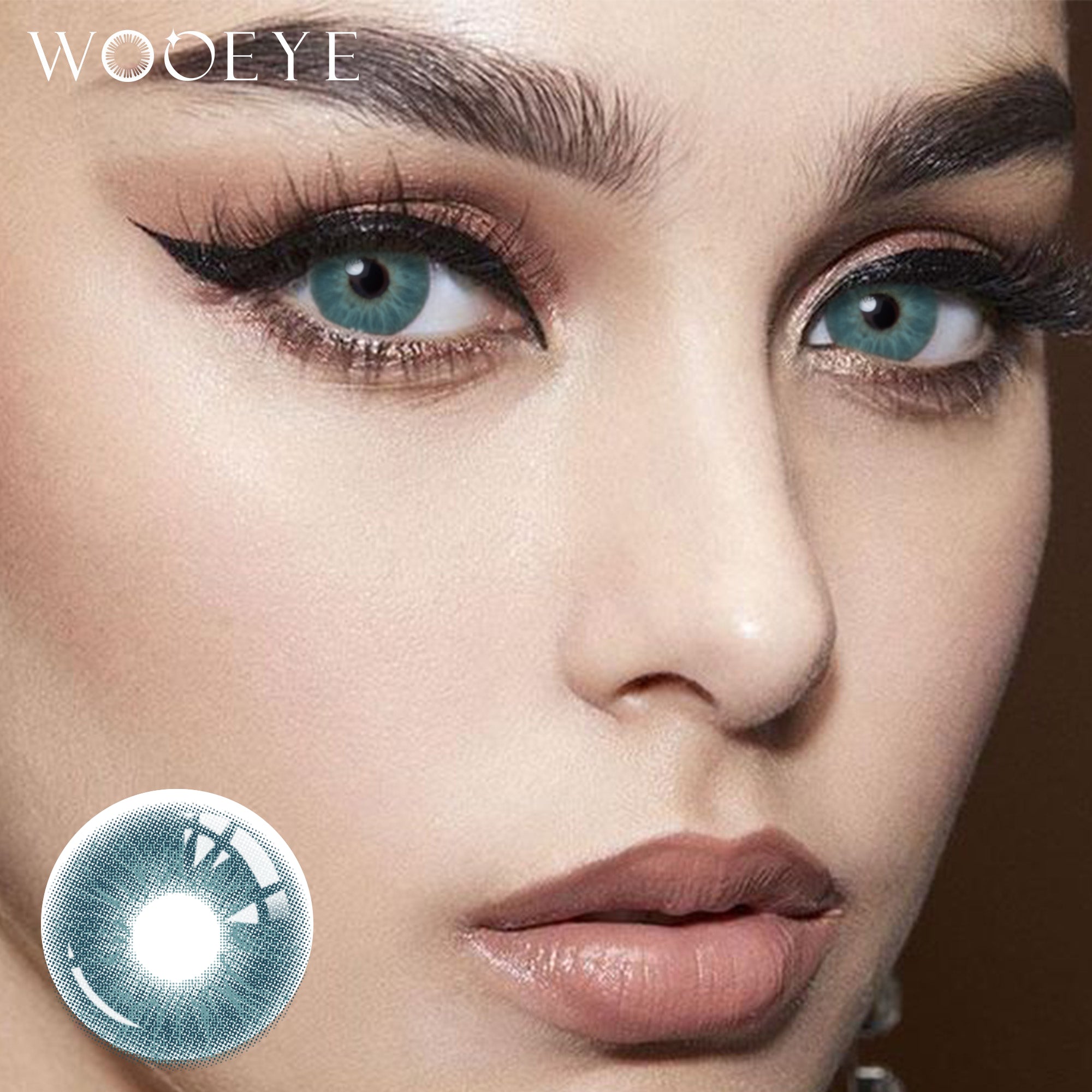Wooeye Love Blue Contact Lenses | 1 Year
