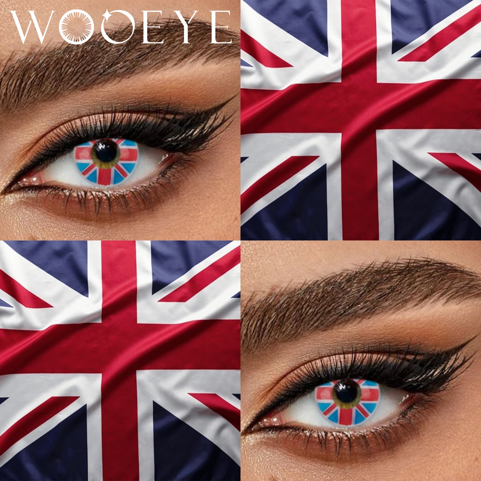 Wooeye Flag United Kingdom Contact Lenses | 1 Year