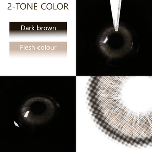 mocha cocoa brown eye effect close-up and product close-up