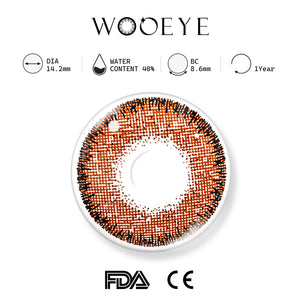 Autumn Sycamore Brown Contact Lenses Product Features