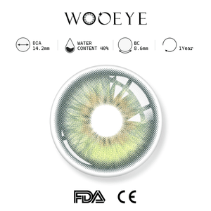 Casa Green product specifications, Wooeye logo on top, FDA and CE certification marks on bottom