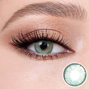 Charming Green contacts for a romantic date