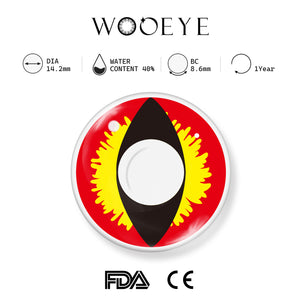 Cosplay Sharingan Contact Lenses Product Features