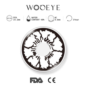 Cosplay Sadako Contact Lenses Product Features