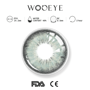 Dancer Light Green product specifications, Wooeye logo on top, FDA and CE certification marks on bottom