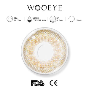 Delicious Honey Brown Contact Lenses Product Features
