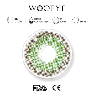 Diamond Green Contact Lenses Product Features
