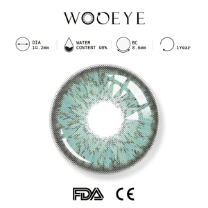 New-York Green product specifications, Wooeye logo on top, FDA and CE certification marks on bottom