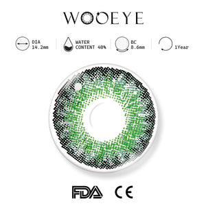 Forest Green Contact Lenses Product Features