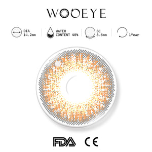 Wooeye Freedom Brown Contact Lenses Product Features