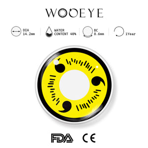 Yellow Sharingan Contact Lenses Product Features