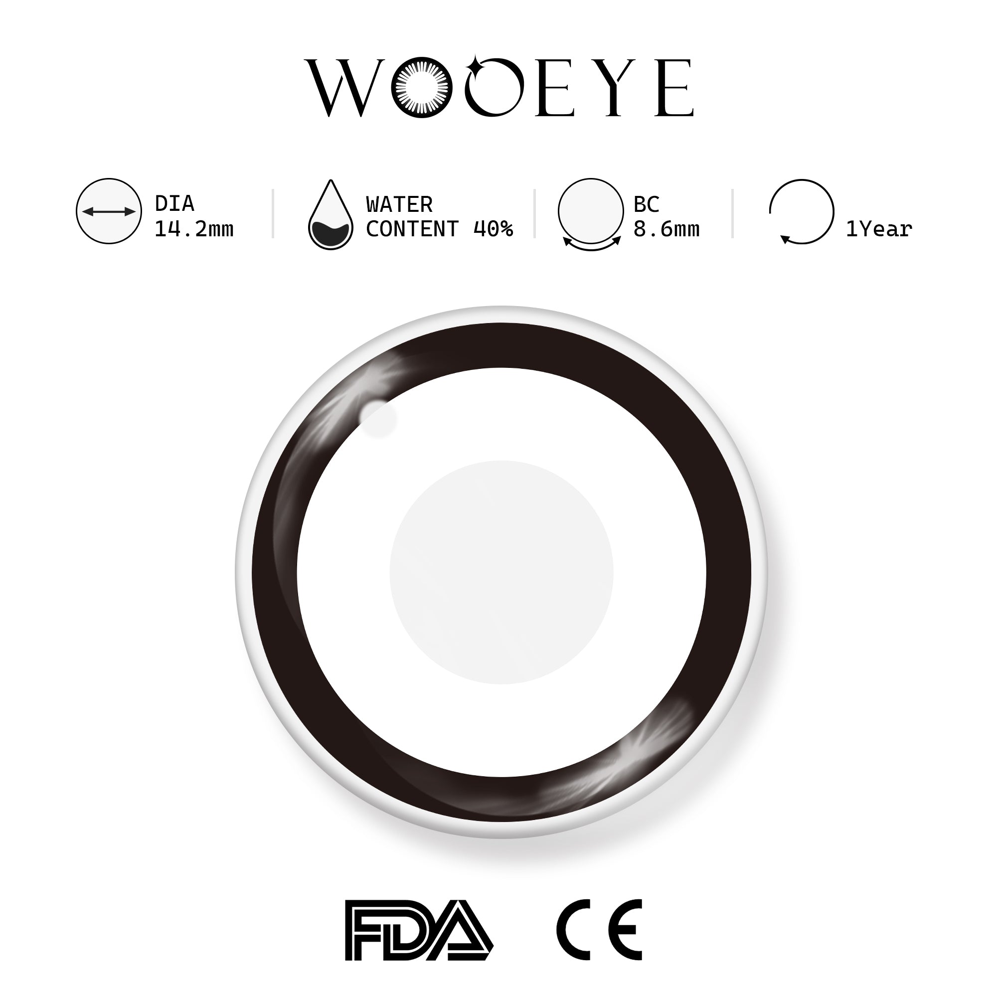 Bat I Contact Lenses Product Features