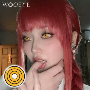 Model wearing Bat III Contact Lenses