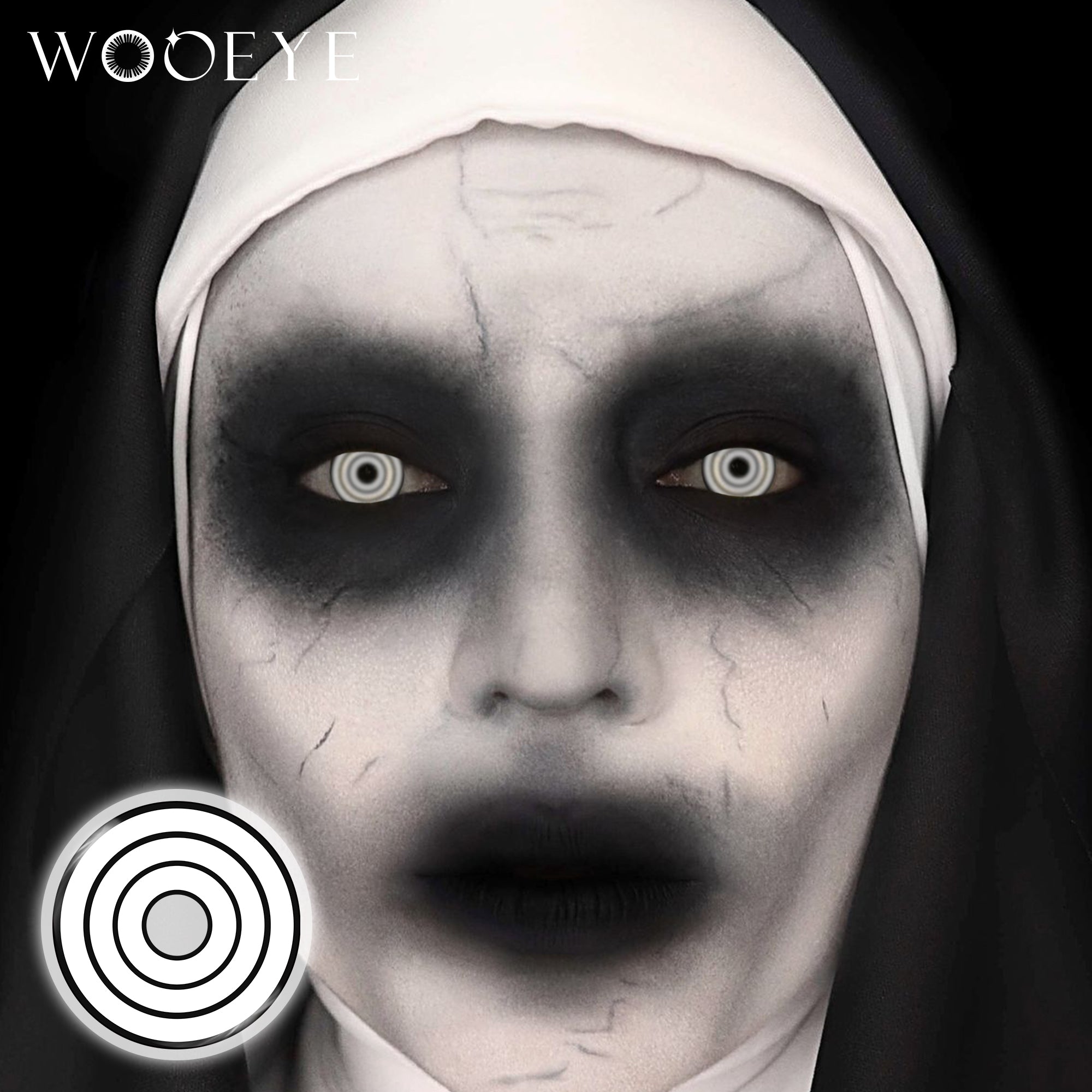 Model wearing Bat Ⅳ Contact Lenses
