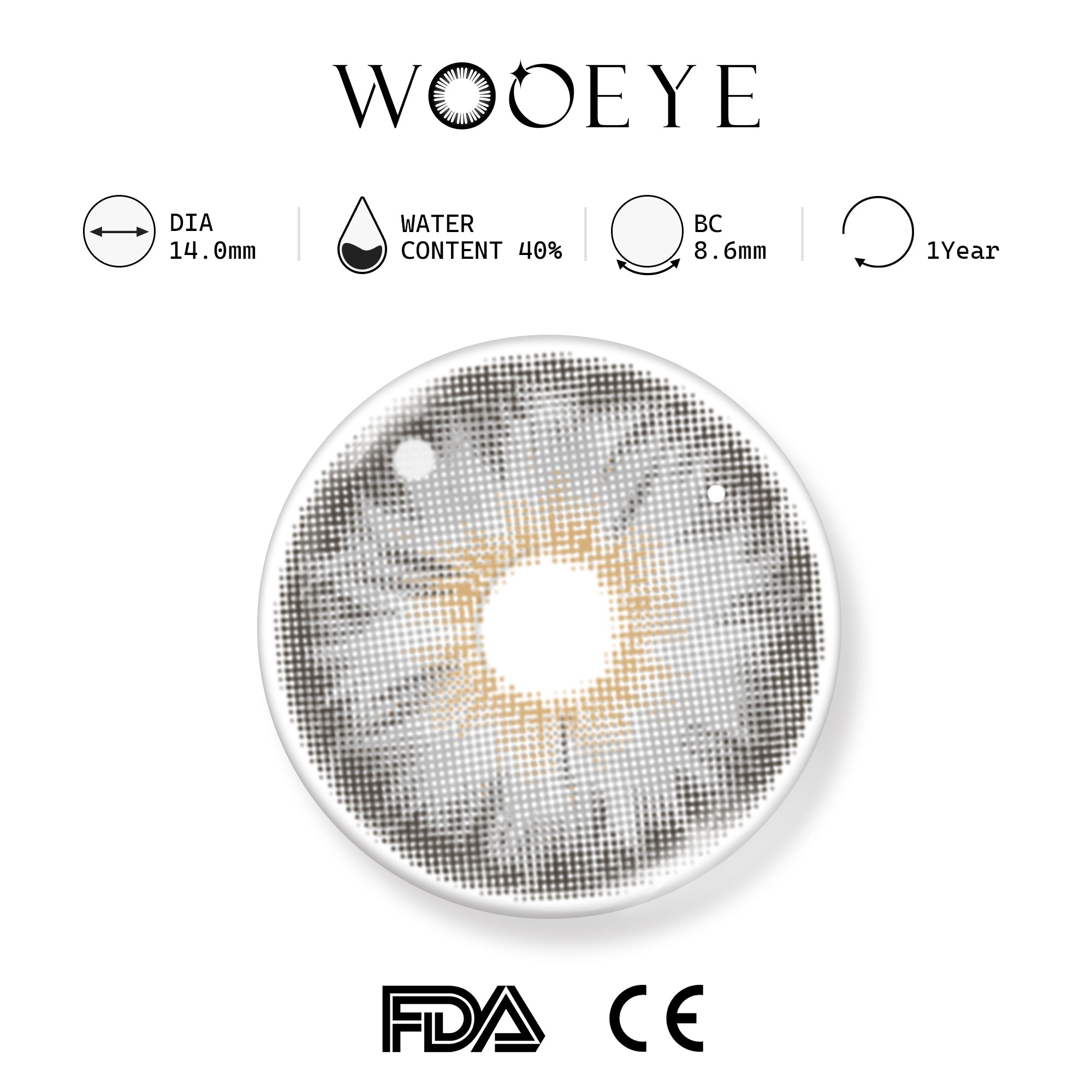 Mermaid Grey  Contact Lenses Product Features