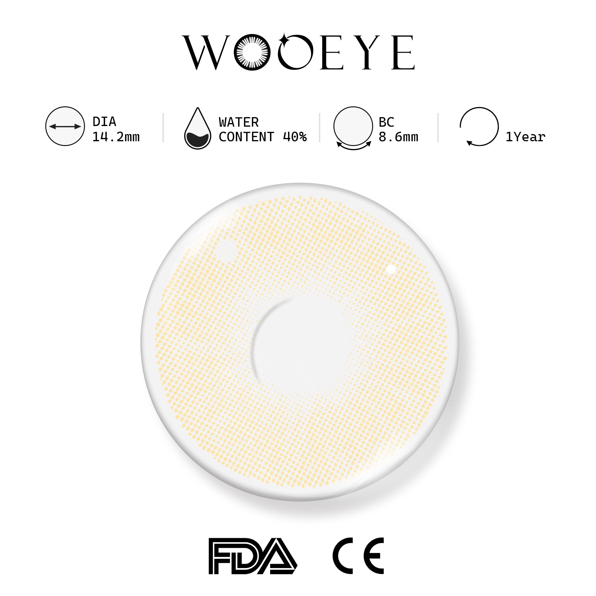 Mousse Brown I Contact Lenses Product Features