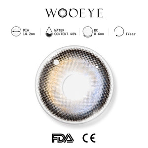 Nightfall Seaside Blue Contact Lenses Product Features