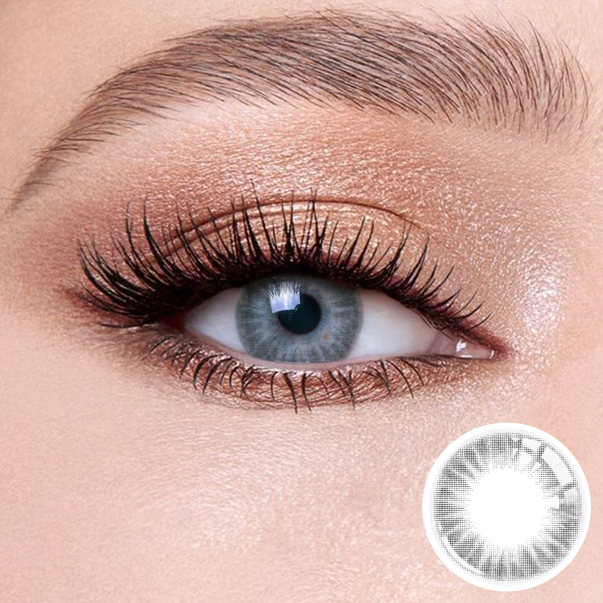 Eye effects of wearing Moon Gray I Contact Lenses