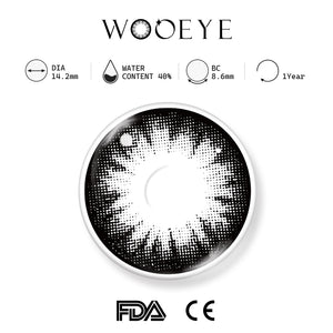 Pearl Black Contact Lenses Product Features