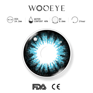 Pearl Blue Contact Lenses Product Features