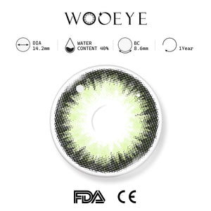 Queen Green II Contact Lenses Product Features