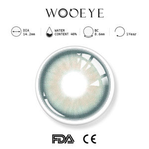 Star Green product specifications, Wooeye logo on top, FDA and CE certification marks on bottom