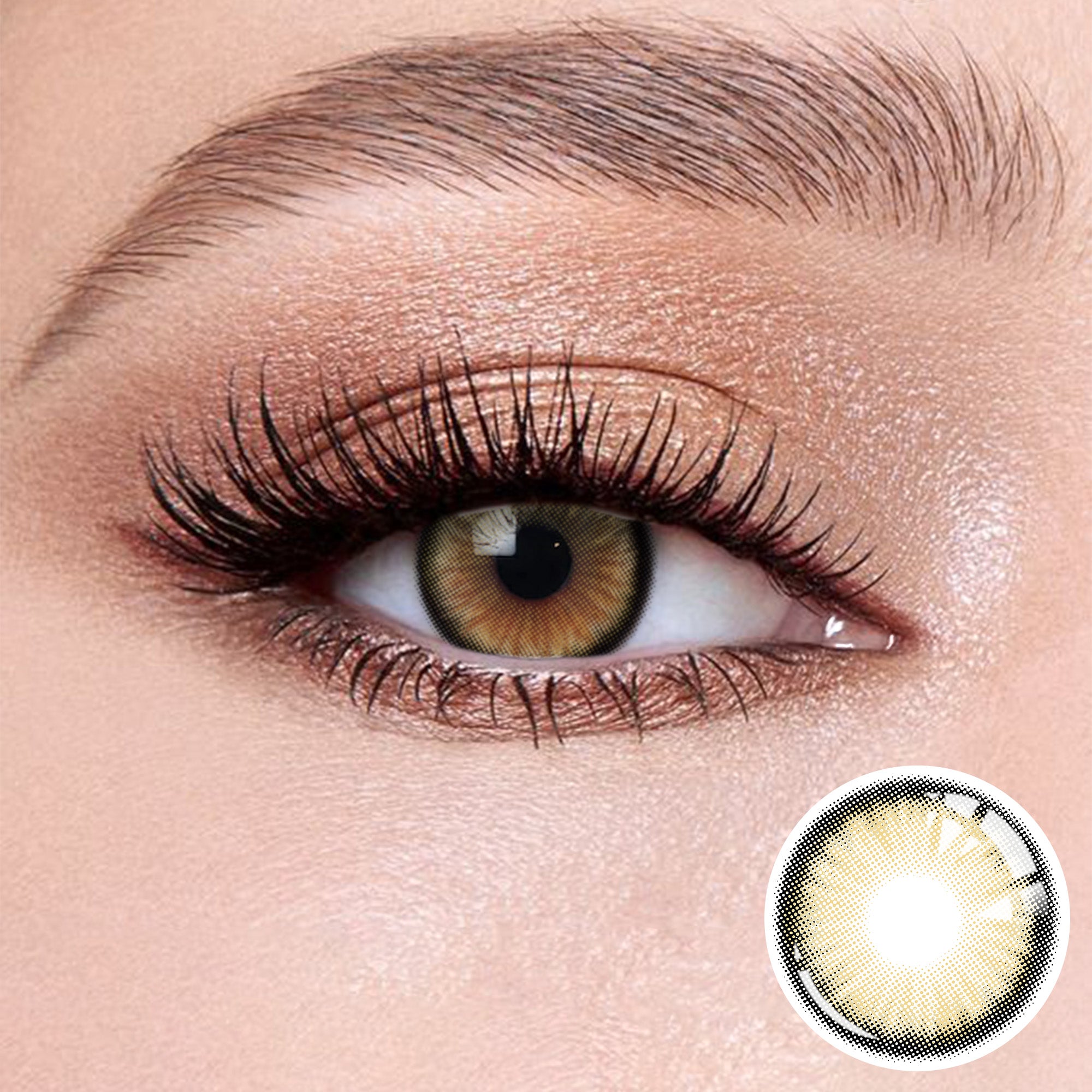 Wooeye Sugar Brown Contact Lenses | 1 Year