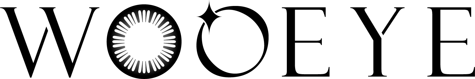 The WOOEYE logo. "WOOEYE" in capital letters in bold black font