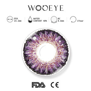 Yolanda Purple Contact Lenses Product Features